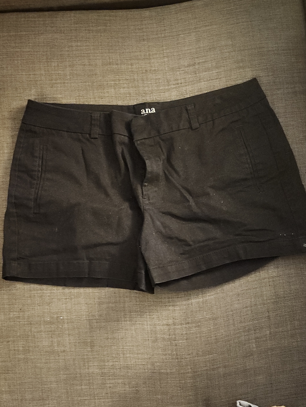 a.n.a Black Women's Casual Cotton Blend Shorts